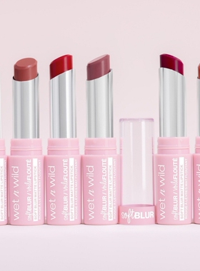 保税WET N WILD WNW SOFT BLUR柔雾唇口红半哑光轻盈平滑柔焦