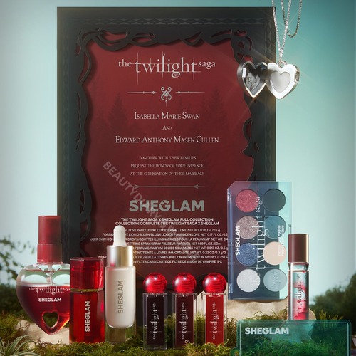 现货Sheglam Twilight暮光之城联名彩妆套装贝拉唇油 爱德华高光