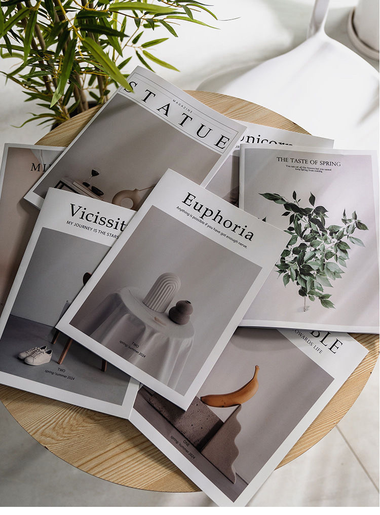 ins网红杂志拍照道具英文书摄影拍摄背景样板房软装饰欧美书摆件