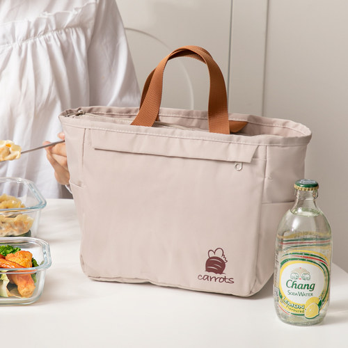 饭盒袋小学生专用带饭提饭袋子 手提保温餐盒便当包碗袋饭兜餐包