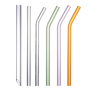 玻璃吸管耐热环保非一次性吸管粗大口径果汁奶茶透明饮管不沾口红