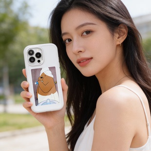 【还原生图】顺丰努技适用苹果16promax新款墨水屏手机壳iphone15/14pro智能ai投屏13小卡NFC显示屏diy情侣