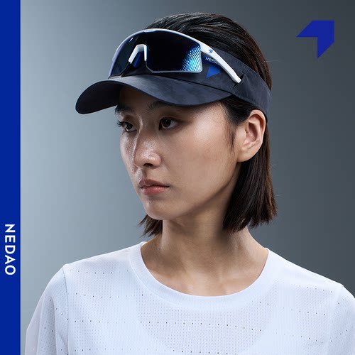 NEDAO印花跑步空顶帽跑步运动帽