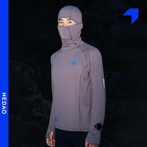 内道能量方格PRO带帽长袖