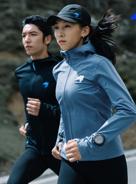 内道能量方格PLUS软壳秋冬女锁温透湿手表窗训练跑步外套
