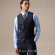 马夹 马甲男内搭正装 50%羊毛 CULTUM免熨烫易打理单排扣V领西装