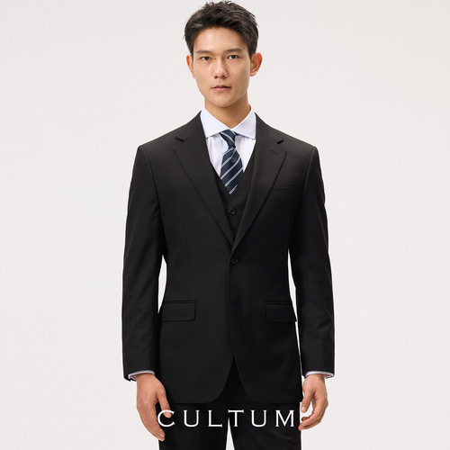 机洗免熨好打理西服套装婚礼新郎