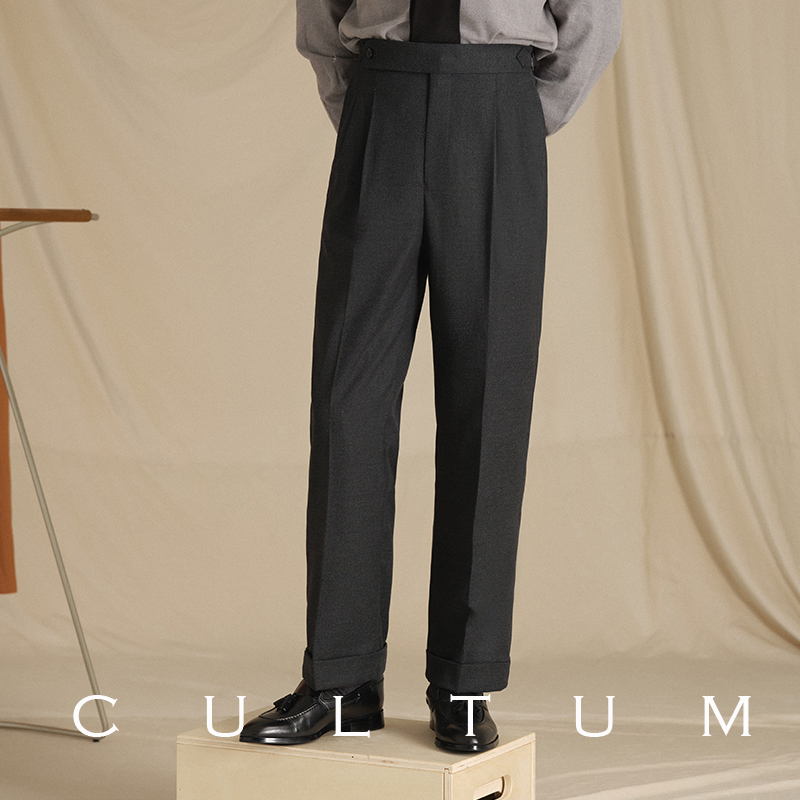 【精纺法兰绒】意式那不勒斯西裤