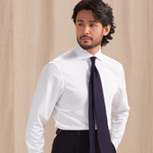 竹纤维 款 CULTUM免烫温莎领西装 白衬衫 男士 结婚高级感长袖 正装