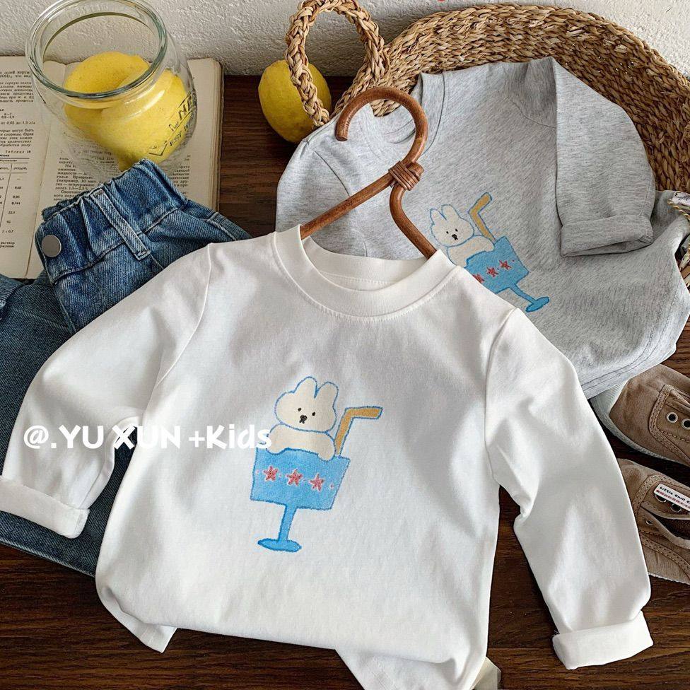 童装新款~男女宝宝韩系洋气宽松百搭长袖t恤春装中小童纯棉打底衫,童装/婴儿装/亲子装,T恤,淘宝优惠券,粉丝福利购,淘宝优惠卷