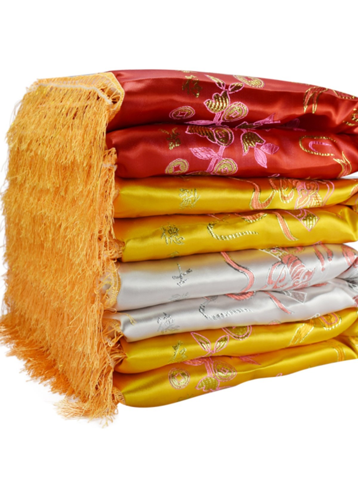 金皮寿被刺绣棉花男女白事棉被子褥子老人冲喜寿衣送老衣殡葬用品