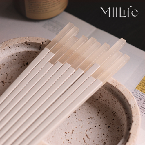 MIILife 米白色洗碗机可用筷子家庭家用高档合金轻奢高级感食品级