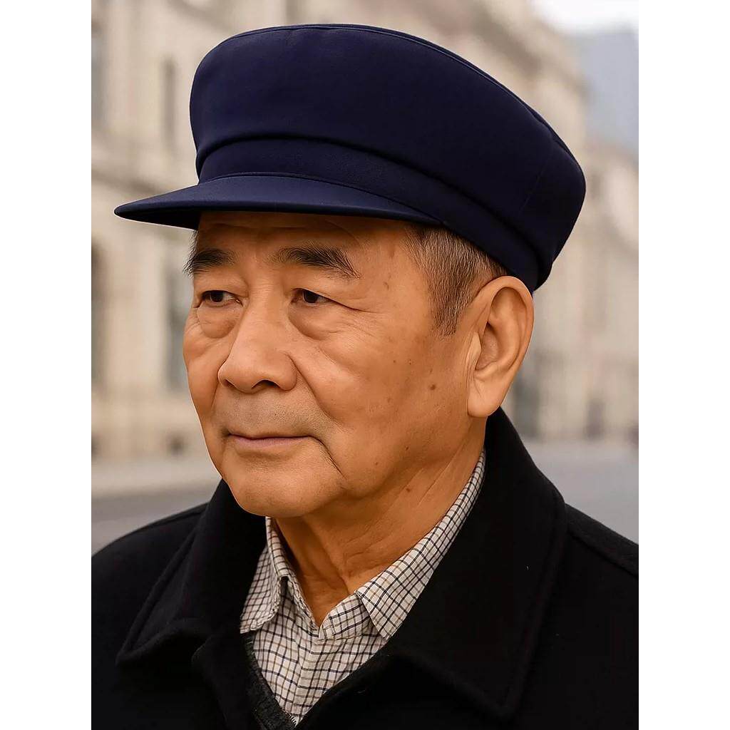 老式解放帽子男士前进帽老年人中山帽爸爸鸭舌帽爷爷老头春秋款帽
