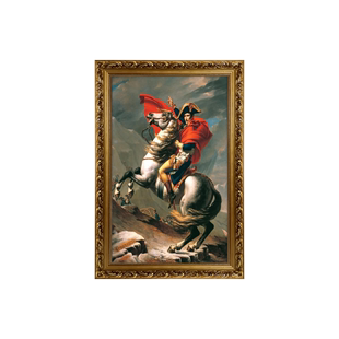 拿破仑画像名画油画欧式 饰画玄关骑马壁画 客厅餐厅卧室装 美式 新款
