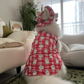 2025新款 饰大中小型犬阿拉斯加ins风可爱卡通背心 网红宠物衣服装