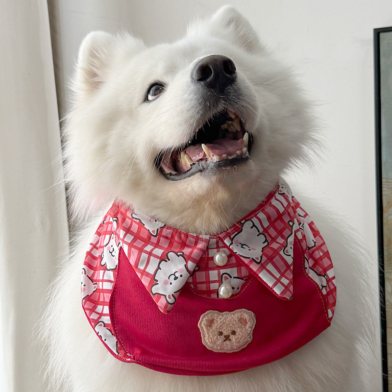 小中大型犬宠物新年口水巾边牧金毛阿拉斯加围脖2026新春喜庆装饰,宠物/宠物食品及用品,围巾/口水巾,淘宝优惠券,粉丝福利购,淘宝优惠卷