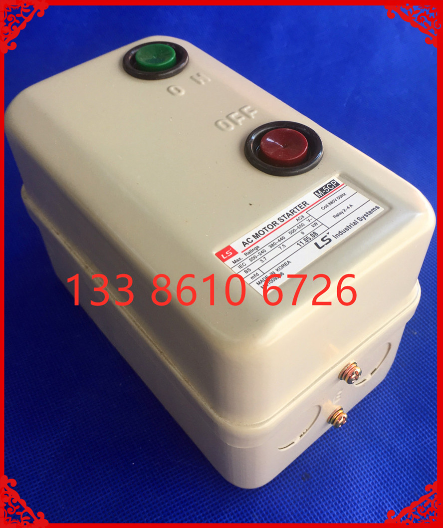 磁力开关 启动器 M-5CP 2-4A 4-8A 8-16A 电机马达 保护器380V