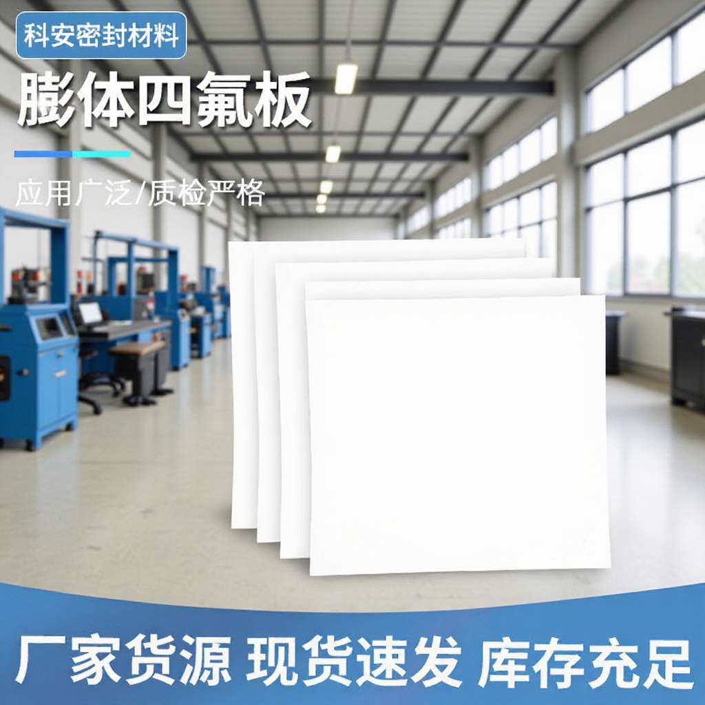 聚四氟乙烯软板白色EPTFE膨体四氟板耐高温可裁剪聚四氟乙烯板