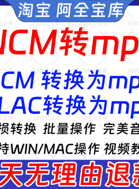 网易云音乐格式转换ncm转mp3 flac无损转换器软件win系统mac代转