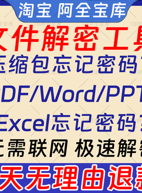 rar压缩包密码解除7z解压文件密码破解软件打开zip解密破解工具