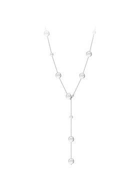 白露玻璃珠项链配饰女夏天时尚轻奢个性百搭2024新款高级感锁骨链