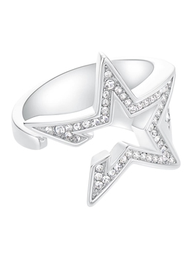 坏天使系列重工星星满钻戒指原创