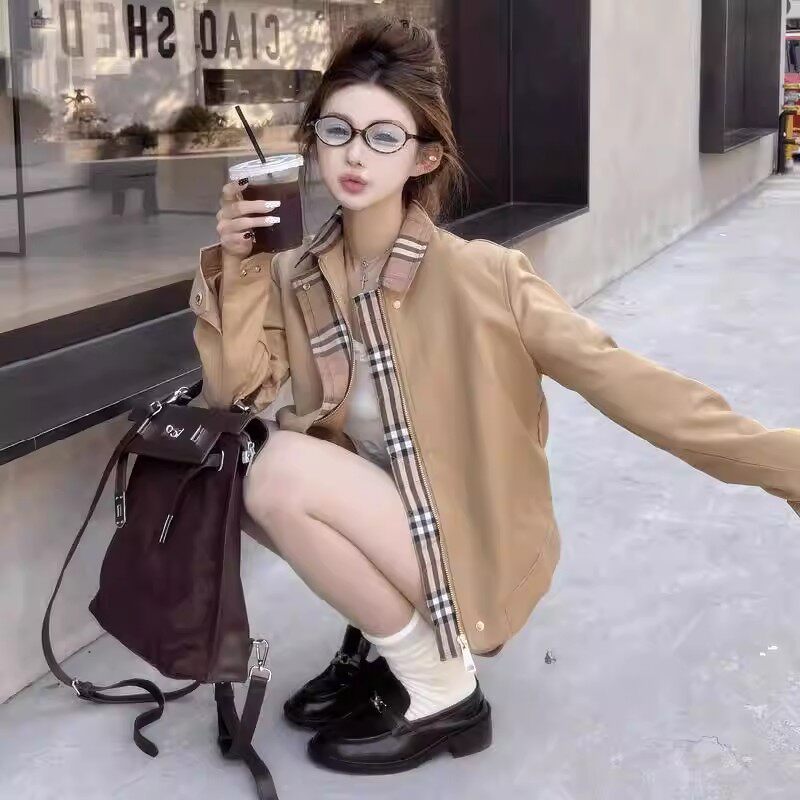 卡其色短款外套女2026新款今年流行爆款春款超火减龄别致上衣韩系