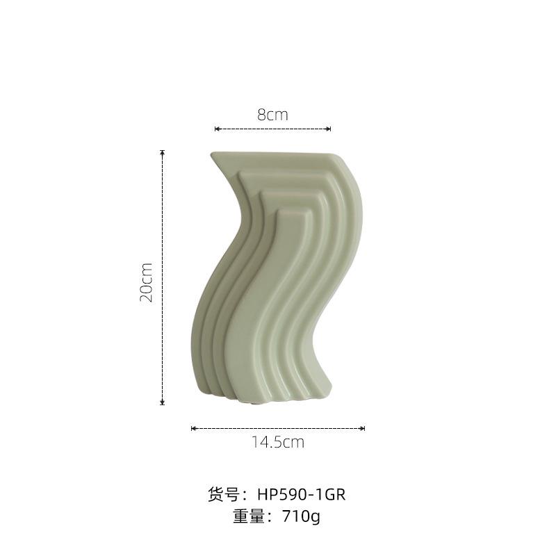 摆件现代北欧软装酒柜饰品家居几何样板简约创意建筑书柜客厅陶i.