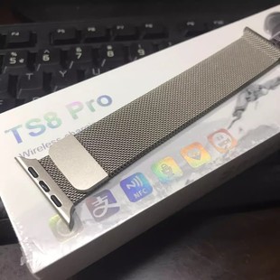 适用iwatch9华强北ultra2代S8不锈精钢磁吸米兰苹果s7654se手表带