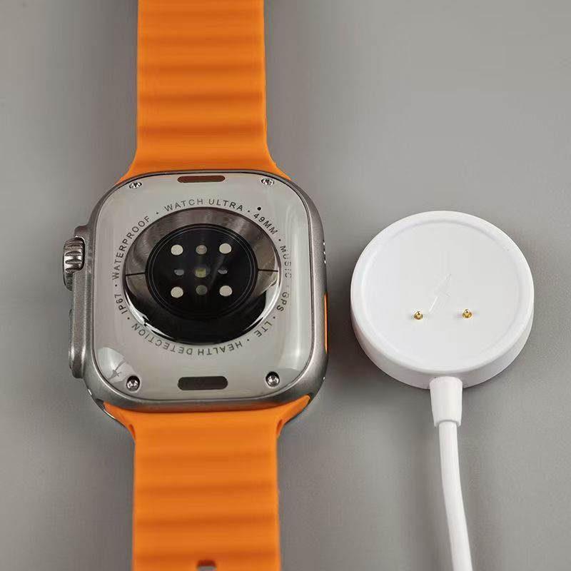 华强北手表充电线磁吸两针watch充电器s10手表通用智能原装充电s9