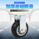 小板车轮子4寸橡胶脚轮 工业承重型脚轮子 6寸实心万向轮刹车轮