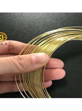 H62/H65铜线 铜丝0.5 0.8 1 2 3 4 5 6mm弹簧螺丝用黄铜线材