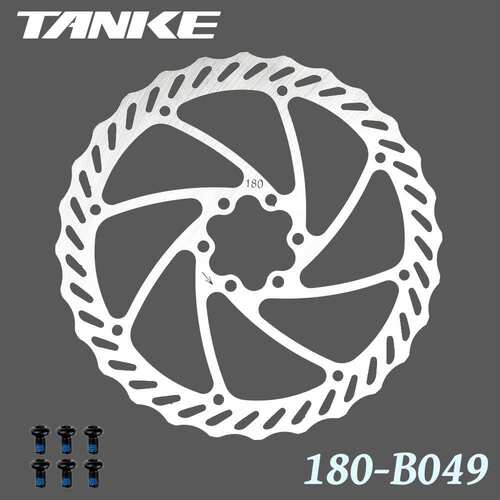 碳客TANKE自行车180mm碟片盘片不锈钢公路山地车油刹碟刹片带螺栓
