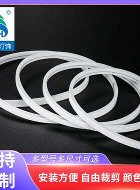 幻彩8x16mm硅胶灯带 硅胶一体式灯带柔性霓虹造型低压软灯条