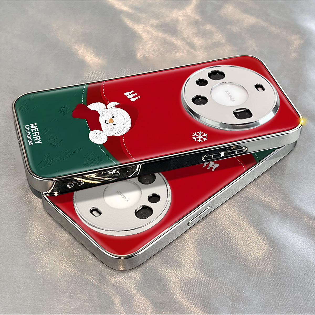 圣诞雪人适用于华为mate手机壳