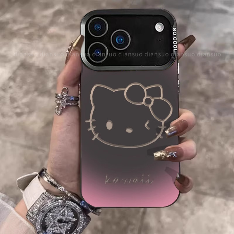 晕染镂空凯蒂适用苹果17promax手机壳新款iPhone16保护套全包15高级感防摔14/13个性创意12卡通时尚17air女潮,3C数码配件,手机保护套/壳,淘宝优惠券,粉丝福利购,淘宝优惠卷