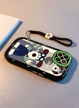 开心掌门狗适用小米14pro手机壳新款红米note13pro创意12可爱卡通K70/60/5040硅胶防摔11保护套全包10s带挂绳