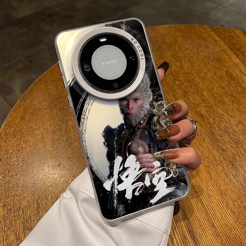 适用华为磨砂彩银国潮黑神话悟空