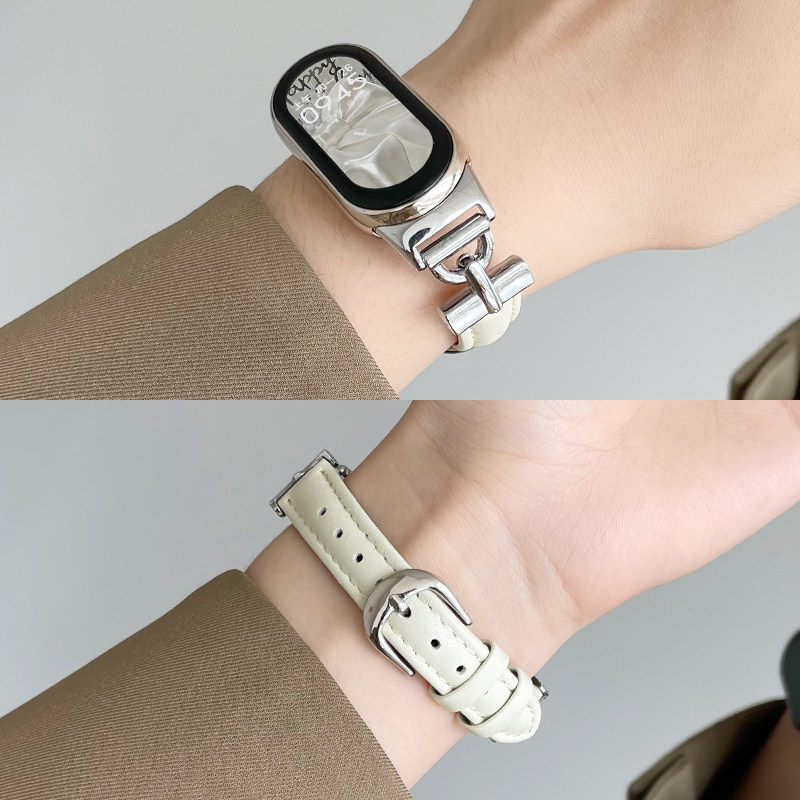 高级韩版小香风皮质手表带