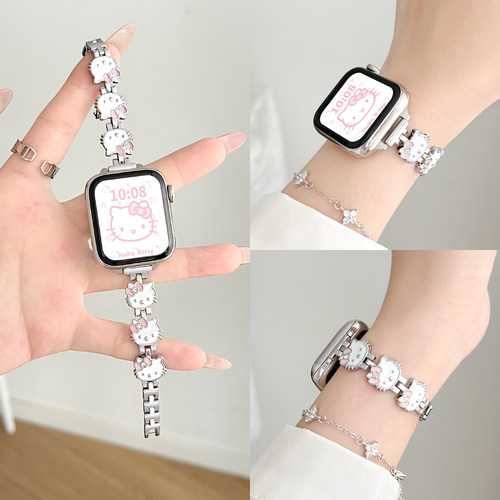 学长家新款金属可爱猫表带