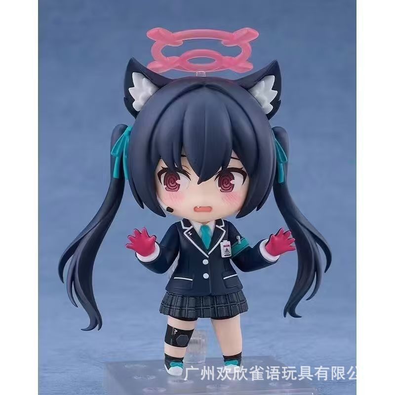 粘土人 2596碧蓝 蔚蓝档案 Q版黑见芹香 潮玩小手办