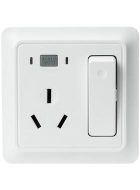 16A漏电8FBAL8护器式空气开关挂空调热水器带漏保插座插保头6型