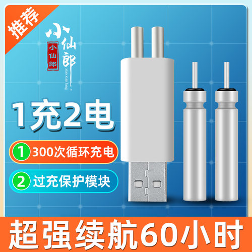 小仙郎循环充电夜光漂专用电池