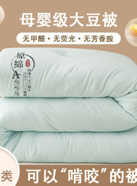 1米8x2米被子一米八乘两米大豆纤维被子180x200cm加厚冬被160x210