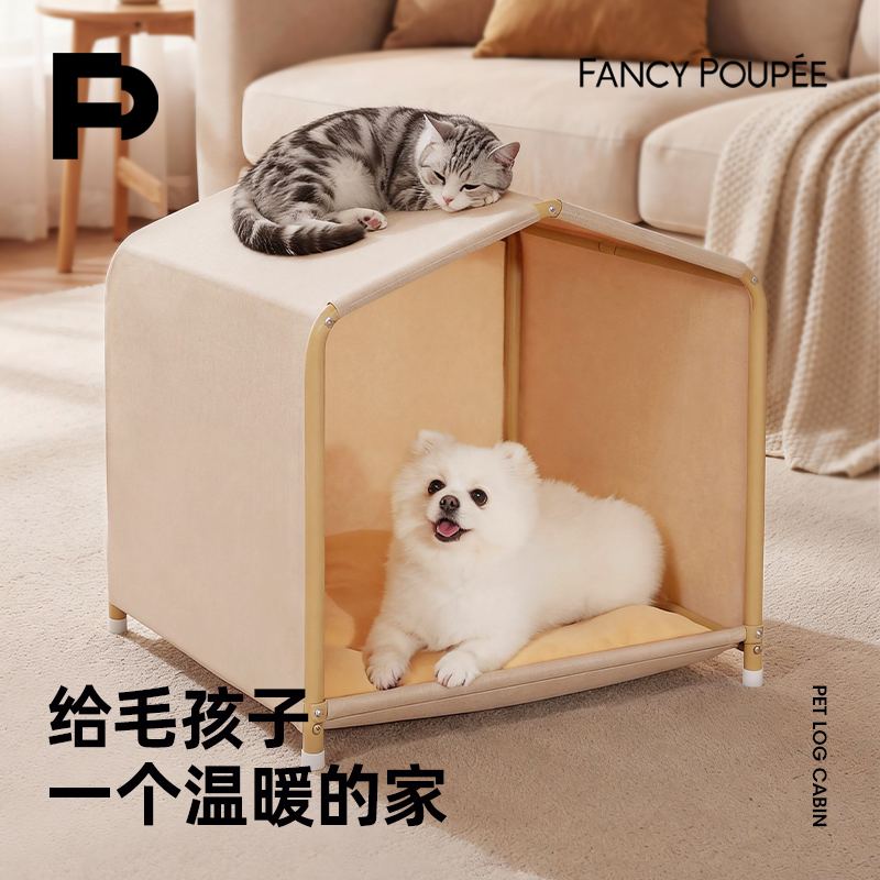 FancyPoupee猫窝狗窝冬季半封闭