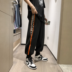 New hotel style zipper leopard pants in spring and summer