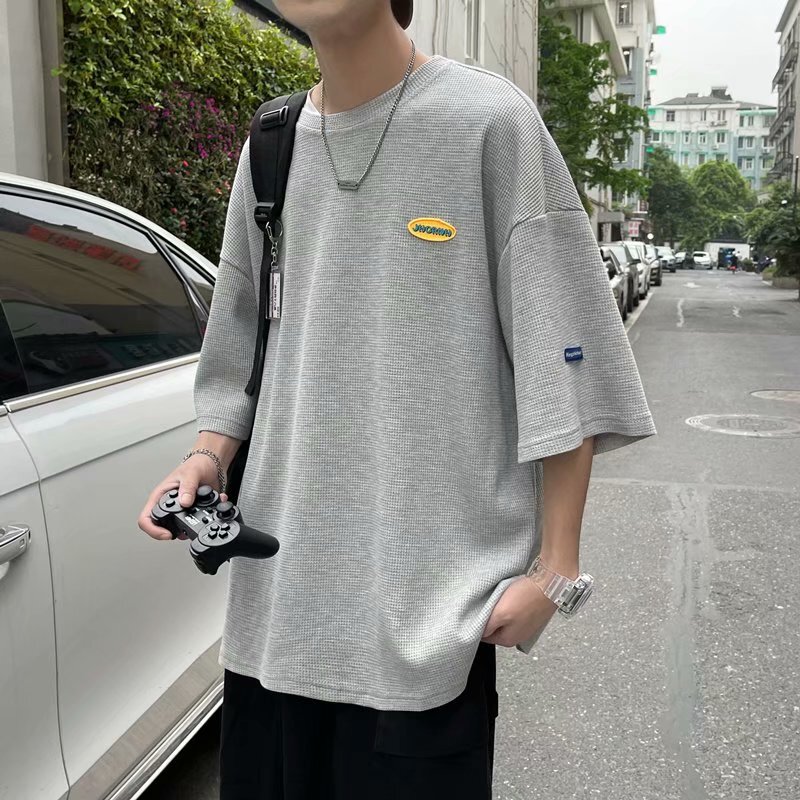 Hong Kong Style Short Sleeve T-Shirt summer simple loose top fashion casual versatile half sleeve