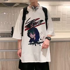 New short sleeve T-shirt original suzerain Street printing trend loose large casual T-shirt
