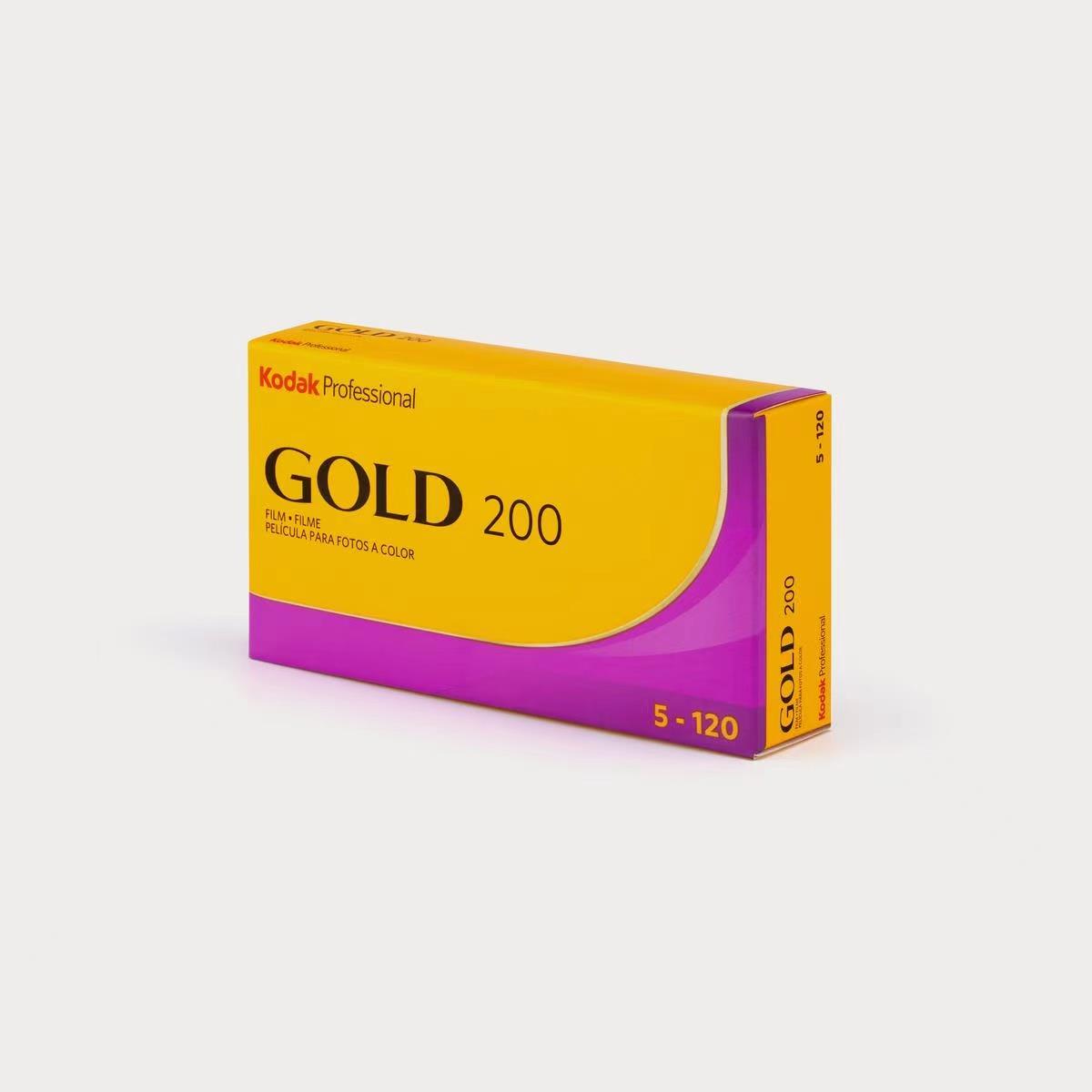 Kodak 柯达 金200 GOLD200 120 中画幅 专业彩色负片 胶卷 2027.4