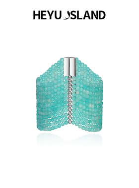 HEYU ISLAND/黑鱼岛天空之境盐湖蓝天河石手链